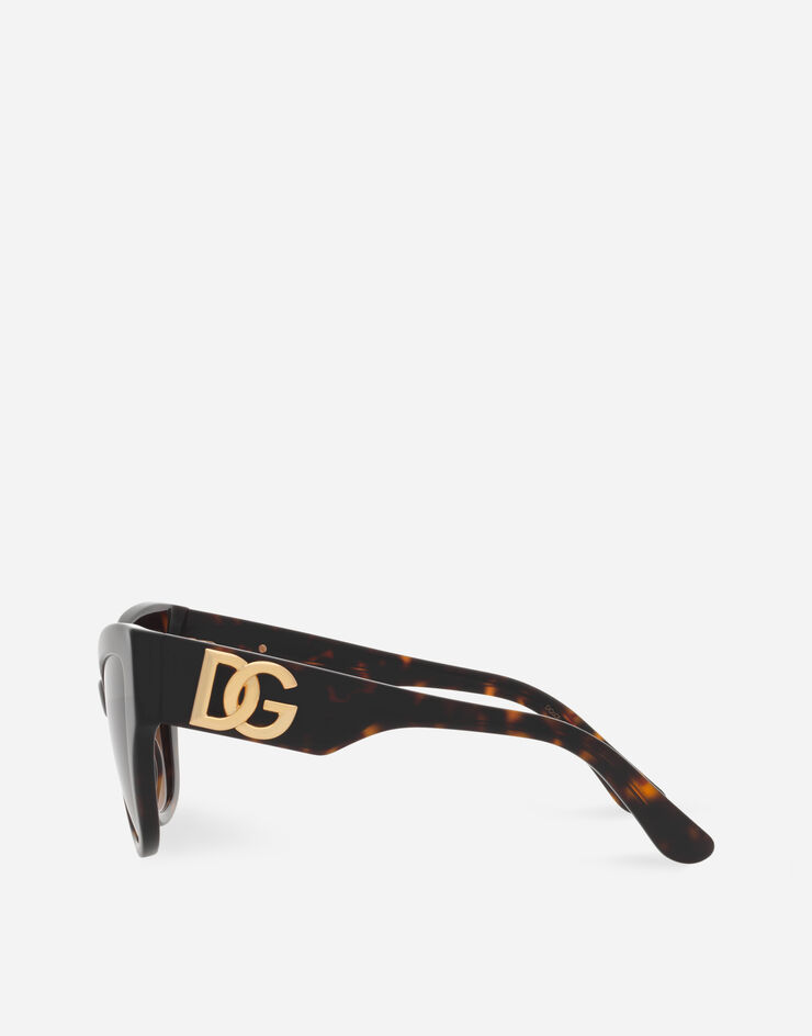 Dolce & Gabbana نظارة شمسية بشعار DG متقاطع هافانا VG4404VP213