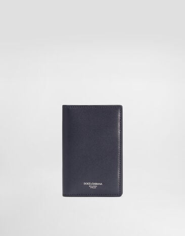 Dolce & Gabbana Eel skin card holder Blue BP3323AV956