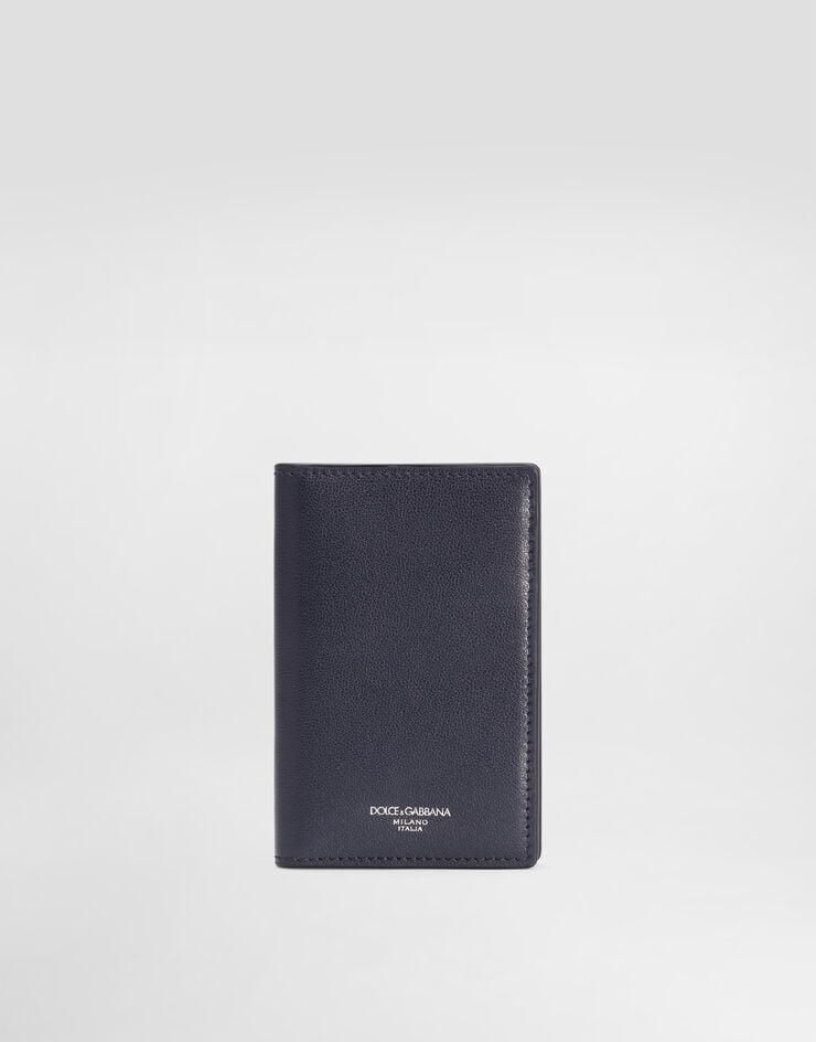 Dolce & Gabbana Eel skin card holder Blue BP3323AV956