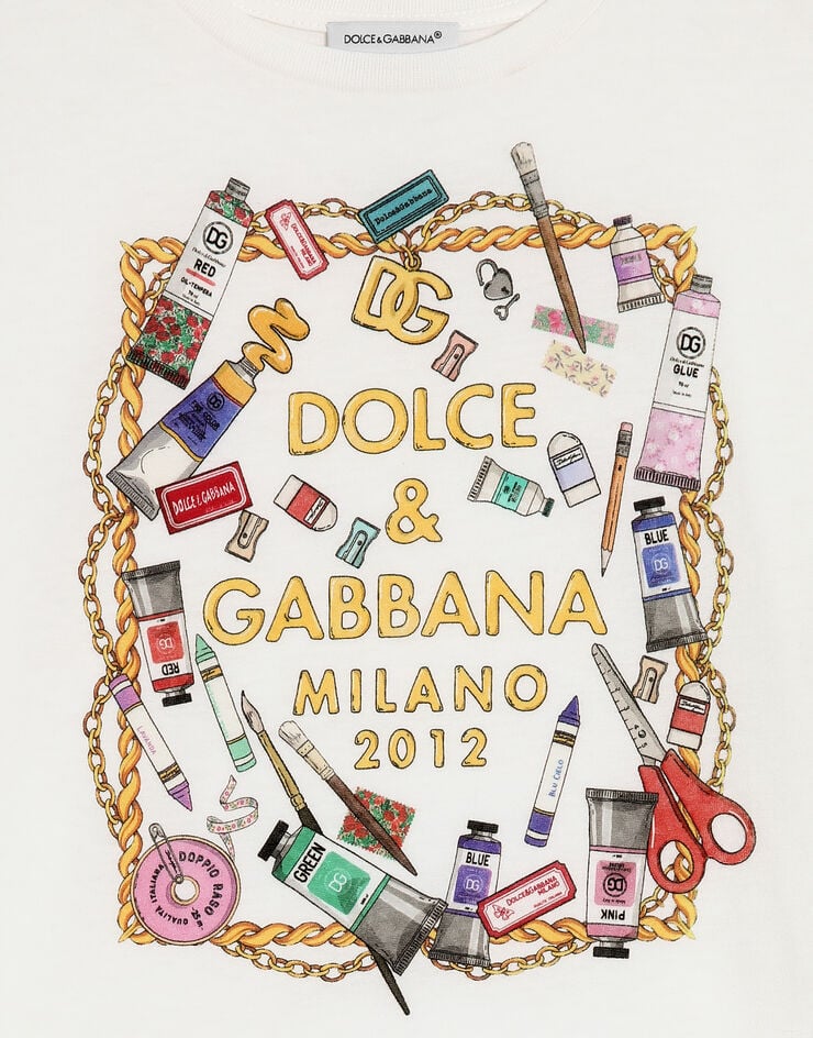 Dolce & Gabbana Cotton t-shirt  L5JTNLG7P6Z
