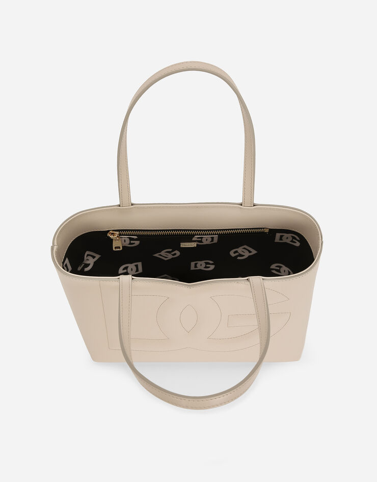 Dolce & Gabbana Borsa DG Logo shopping piccola Beige BB7337AW576