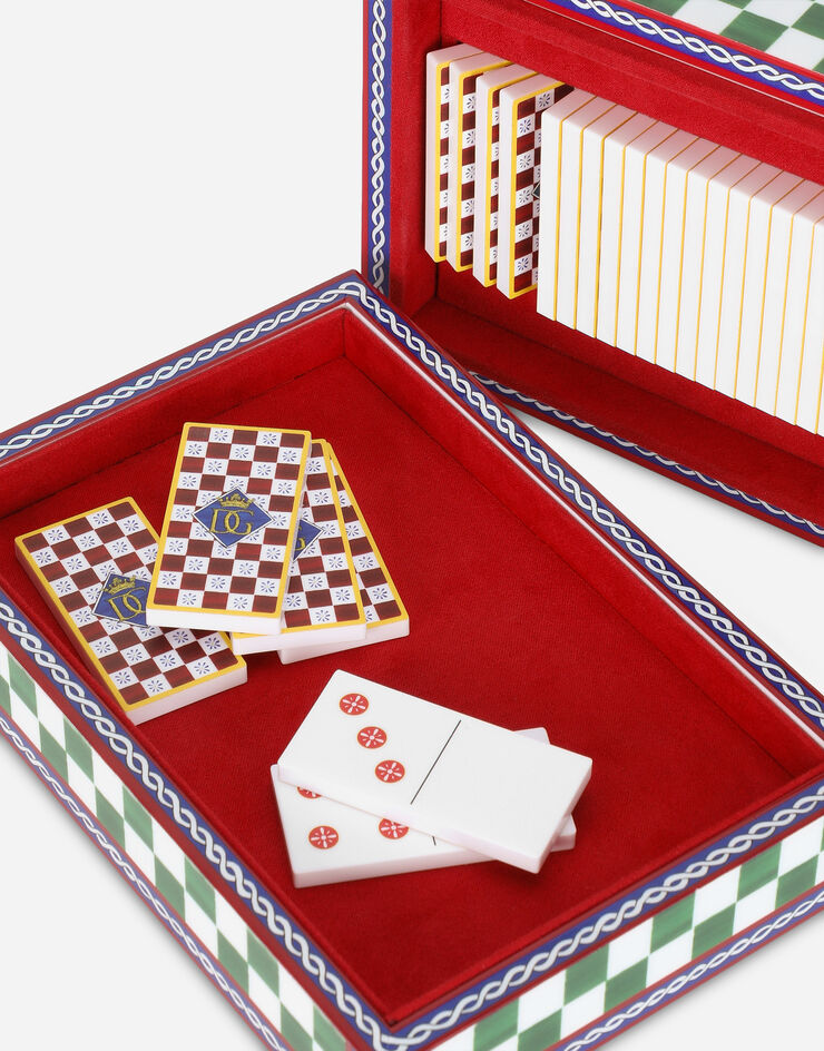 Dolce & Gabbana Plexiglass Domino Set Multicolor TCC211TCAMY