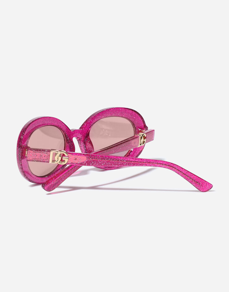 Dolce & Gabbana DNA Sunglasses Glitter pink VG600KVN51Z