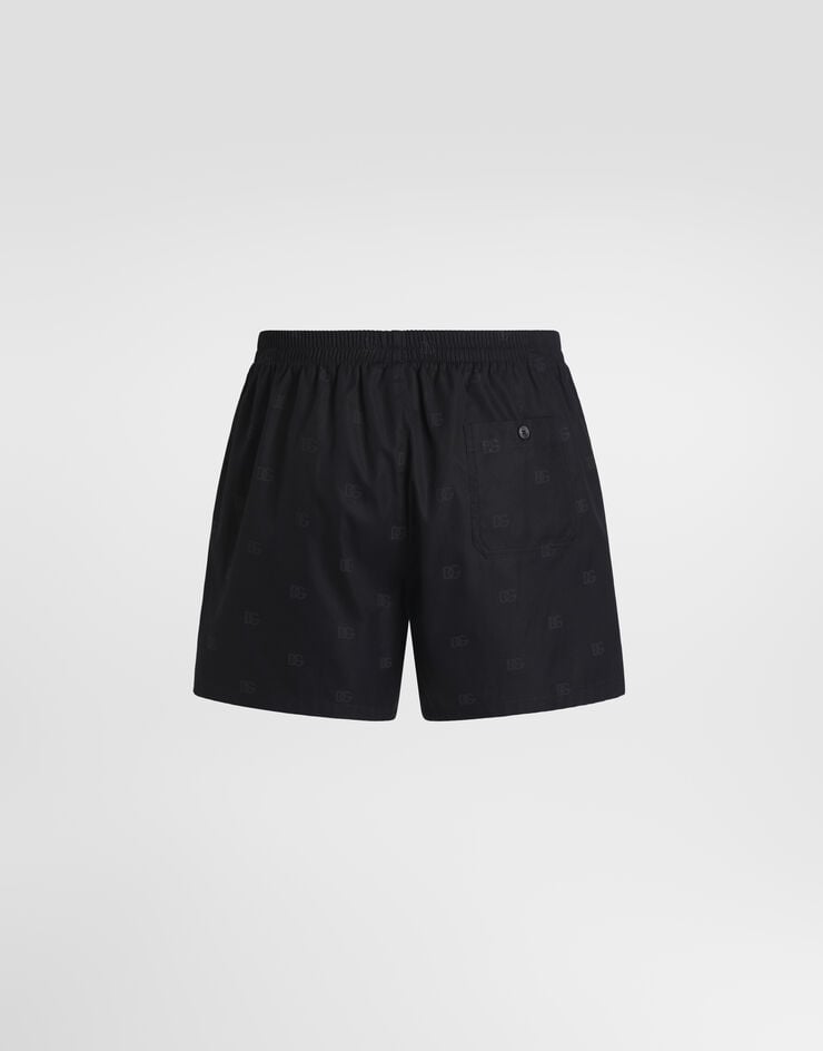 Dolce & Gabbana Short en popeline à imprimé logo Dolce & Gabbana Short en popeline à imprimé logo Multicolor M3A12THS5T7