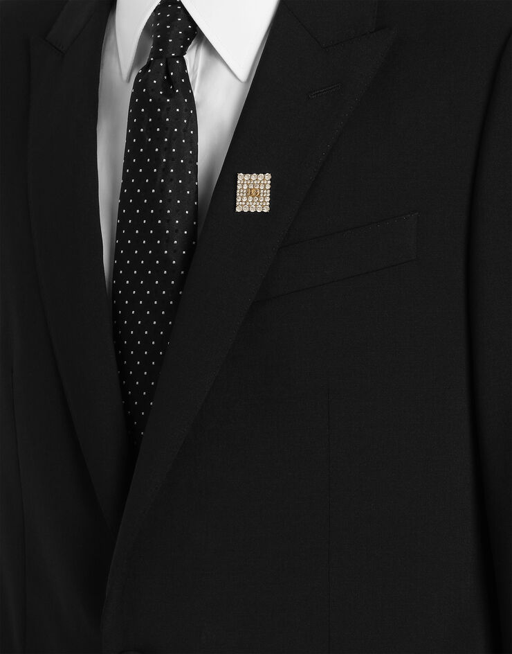 Dolce & Gabbana Sartoria rhinestones brooch Gold WPS1S7W1111