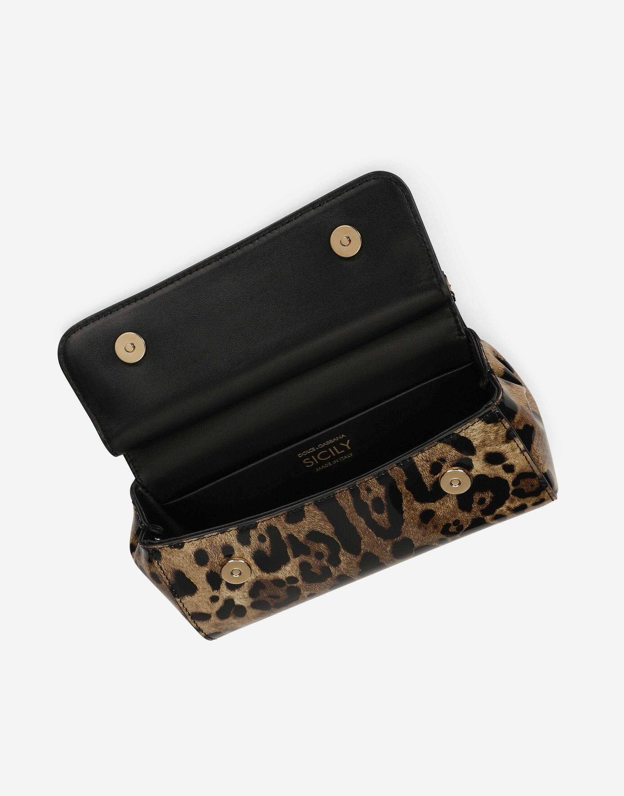 Dolce and gabbana cow print purse clearance