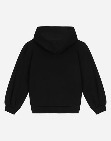 Dolce&Gabbana Jersey hoodie Black L5JW9SG7KN6