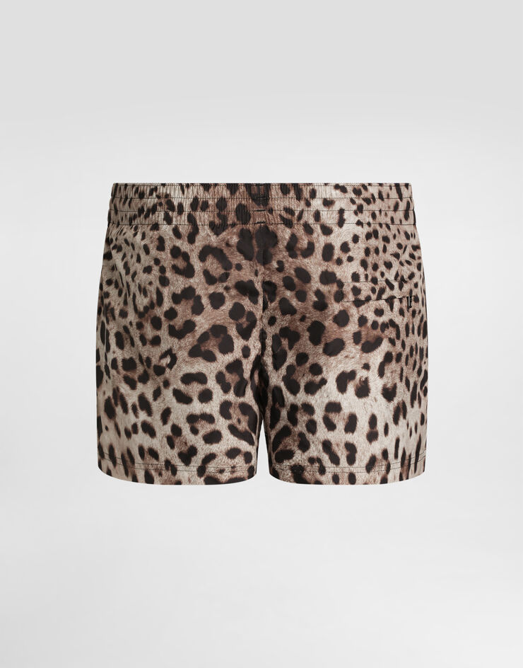 Dolce & Gabbana Bañador bóxer corto con estampado de leopardo Imprimé Animalier M4E46TONO07