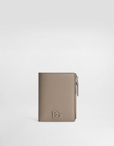 Dolce & Gabbana محفظة من جلد عجل Beige BP3461A0370
