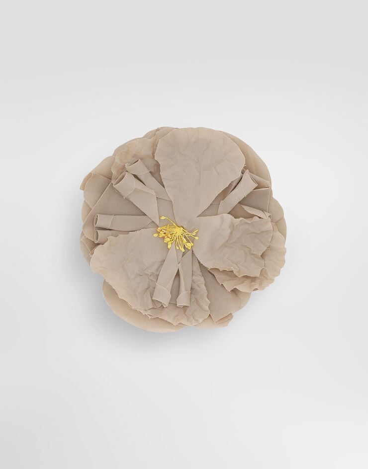Dolce & Gabbana Floral poplin brooch Dolce & Gabbana Floral poplin brooch Beige GY008AGH868