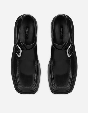 Dolce & Gabbana 小牛皮孟克鞋 黑 A10792A1203