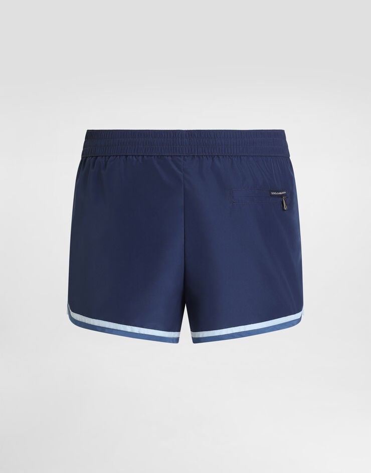 Dolce & Gabbana Canvas swim boxer shorts Dolce & Gabbana Canvas swim boxer shorts Blue M4F90TON0IH