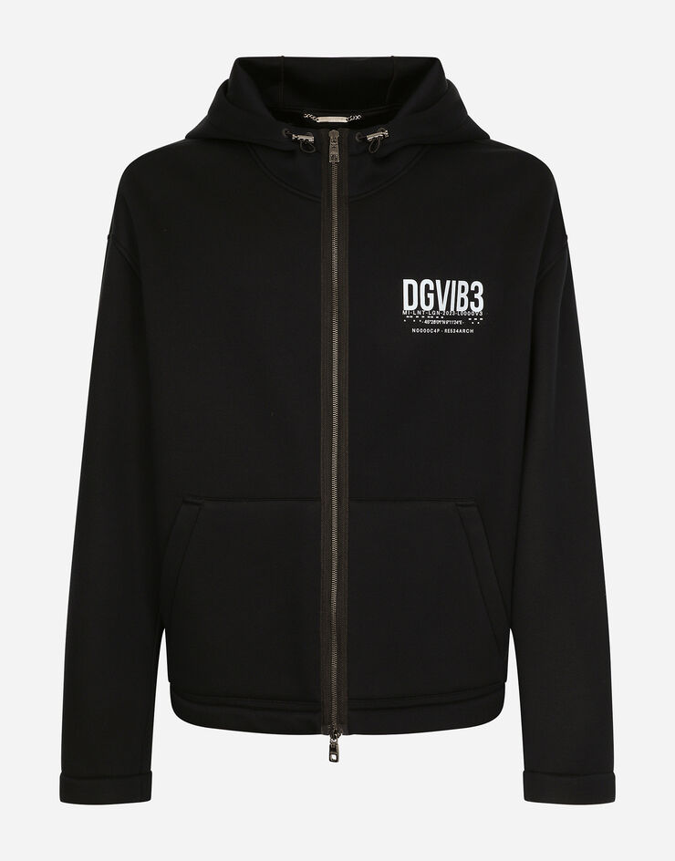 Dolce & Gabbana ジャケット テクニカルファブリック DGVIB3プリント ブラック G9ZO3TGF551