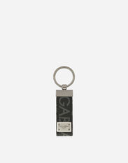 Dolce & Gabbana Coated jacquard fabric keychain Multicolor BP0330AG256