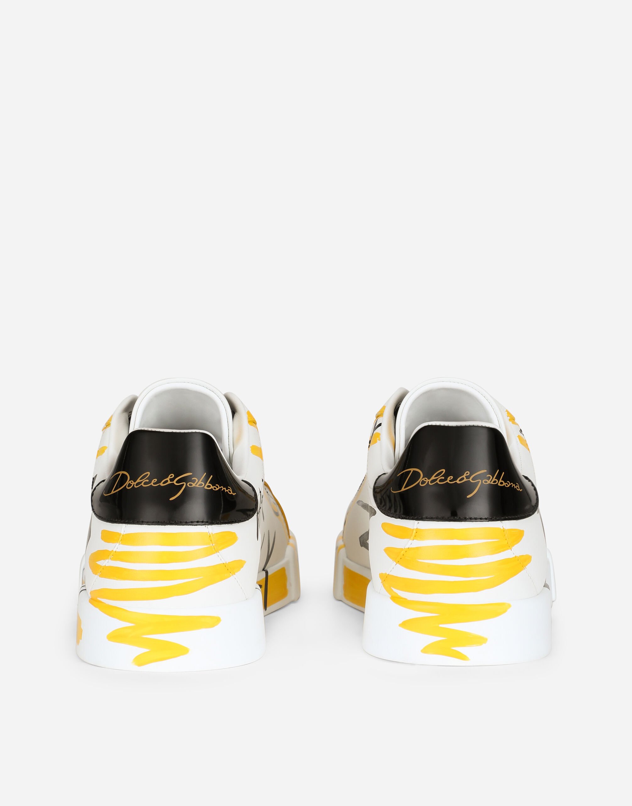 Yellow dolce cheap gabbana sneakers