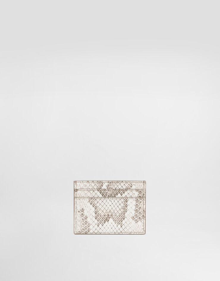 Dolce & Gabbana Python card holder Dolce & Gabbana Python card holder White BI0330A2J56