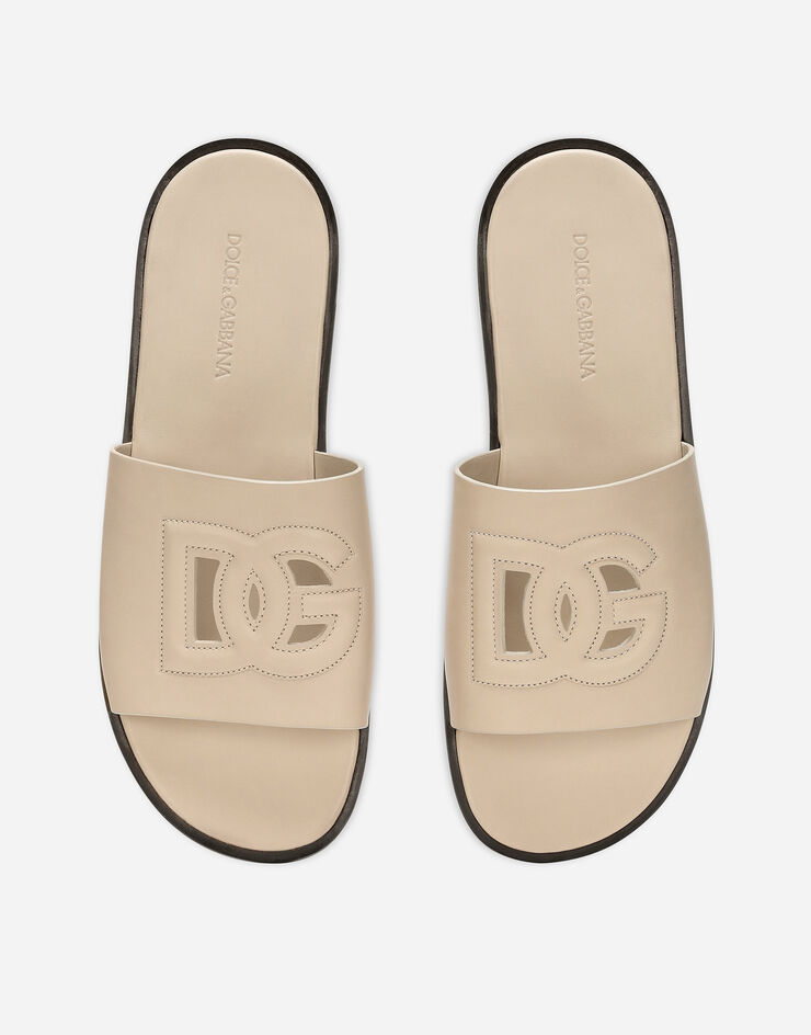 Dolce & Gabbana Calfskin sandals Beige A80397AO602