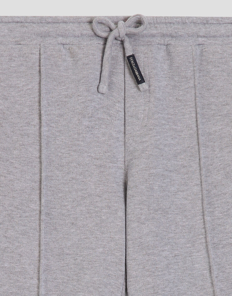 Dolce & Gabbana Fleece trousers with logo  L4JPLSG7P6J