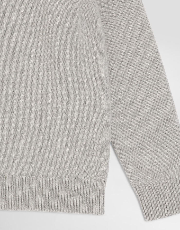 Dolce & Gabbana Knit pullover with logo  L4KWE2JDVH0