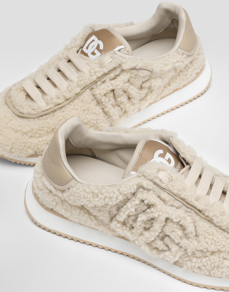 Dolce & Gabbana DG Cushion sheepskin sneakers Multicolor CK2288AI988