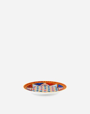 Dolce & Gabbana Set 2 Porcelain Bread Plates Multicolor TC0S02TCA24