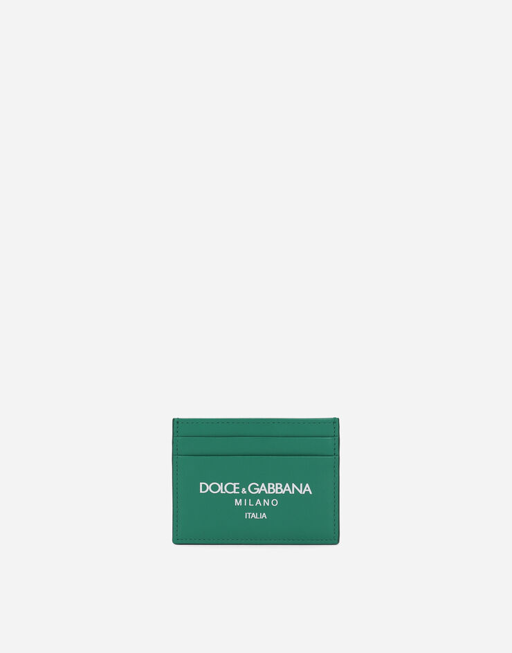 Dolce & Gabbana Calfskin card holder グリーン BP0330AN244