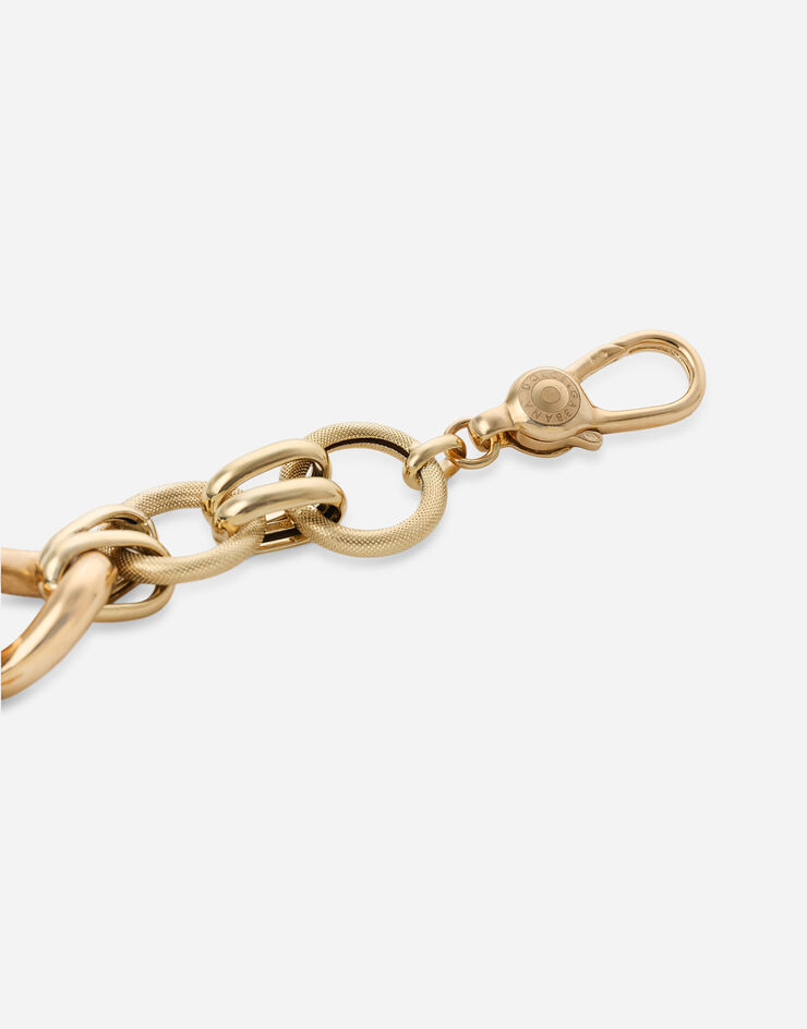 Dolce & Gabbana Armband Logo aus 18-karätigem Gelbgold Gelbgold WBMZ3GWYE01