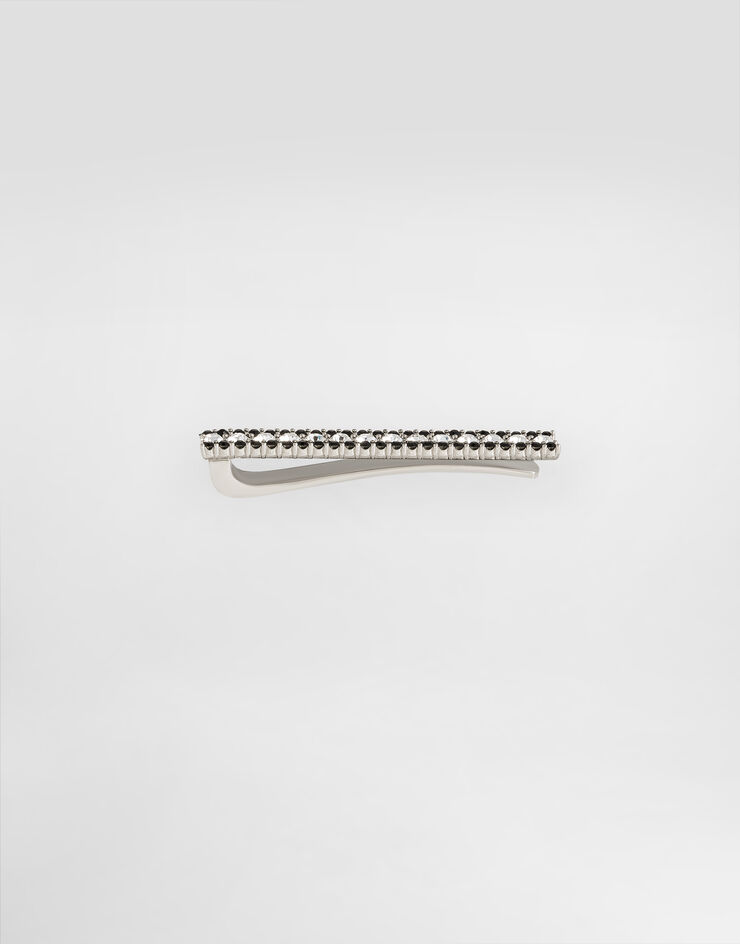 Dolce & Gabbana Metal rhinestone-detailed tie clip Silver WTR1I1W1111