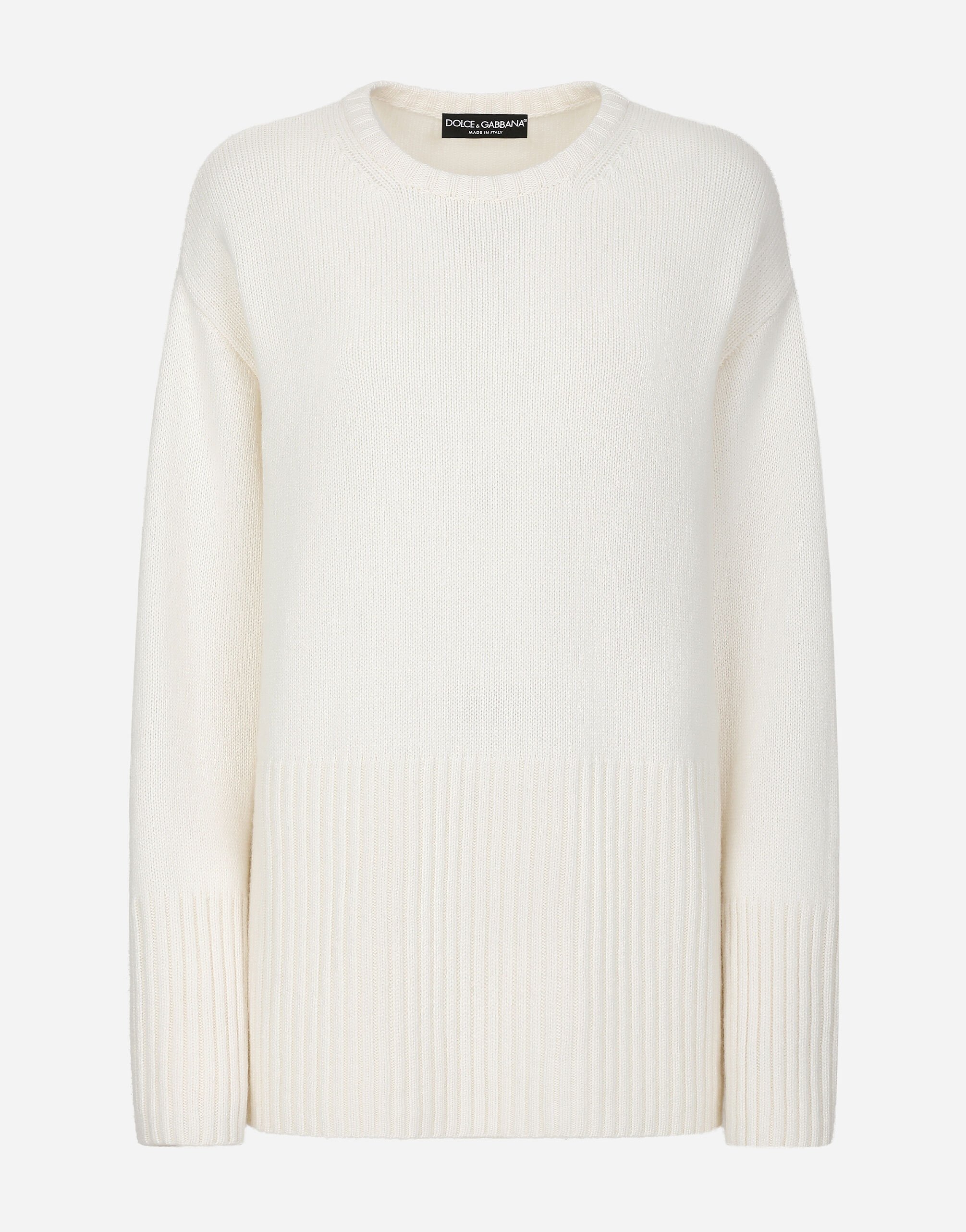 Dolce and gabbana white sweater shop