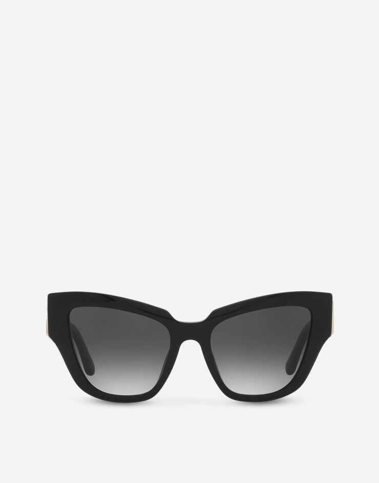 Dolce & Gabbana نظارة شمسية بشعار DG متقاطع أسود VG4404VP18G