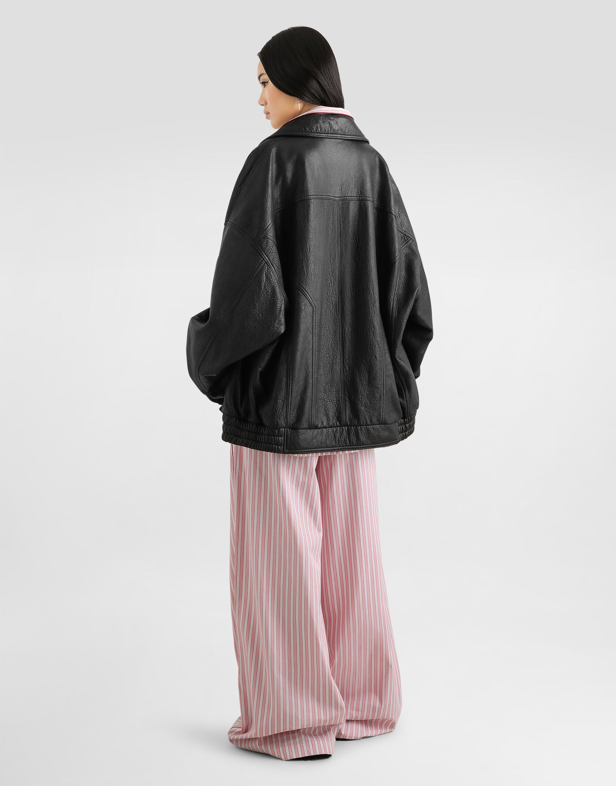 Striped poplin shirt in Multicolor for Women | Dolce&Gabbana® US