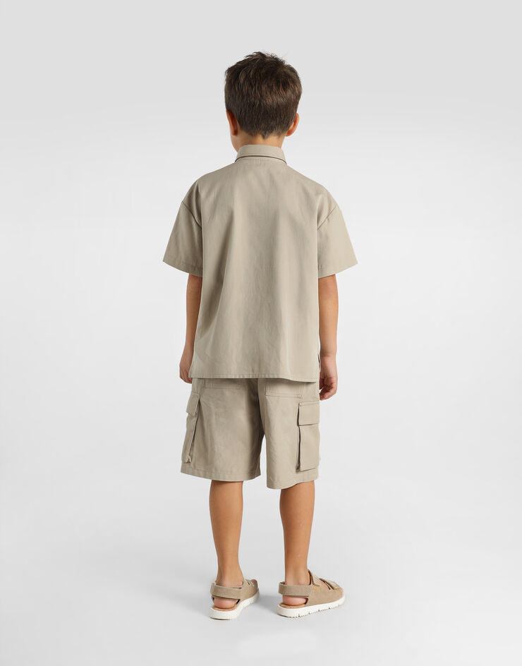 Dolce & Gabbana Bermuda in gabardina Dolce & Gabbana Bermuda in gabardina Beige L44Q01FU63D