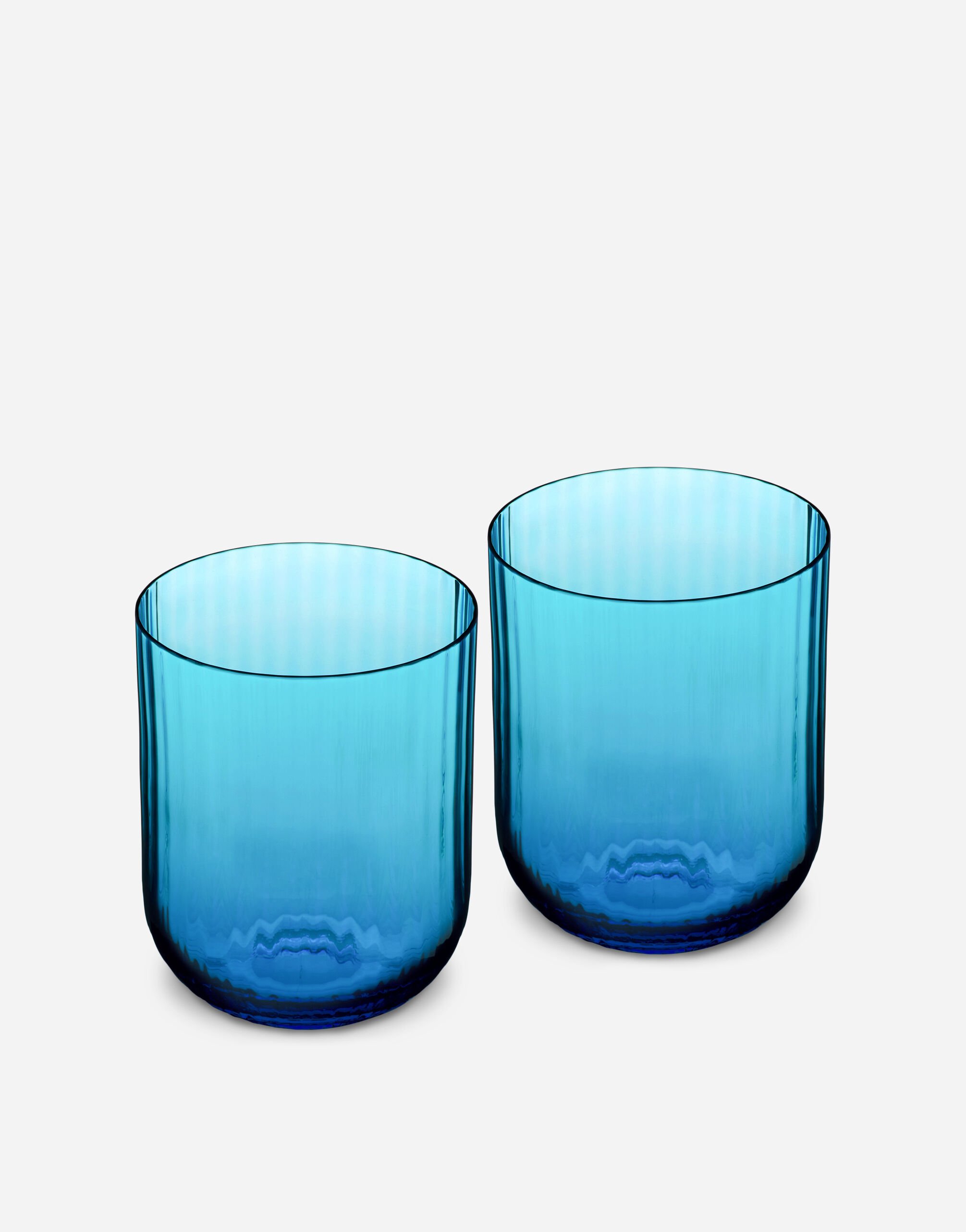 Dolce & Gabbana Conjunto de 2 vasos de refresco de cristal de Murano Multicolor TC0S02TCA01