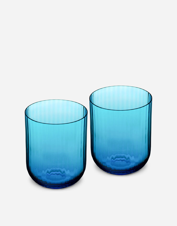 Dolce & Gabbana Set 2 Hand-Blown Murano Beverage Glasses 멀티 컬러 TCBS03TCA34