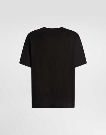 Dolce & Gabbana 티셔츠 코튼 소재 브라운 G8PN9ZG7P0C