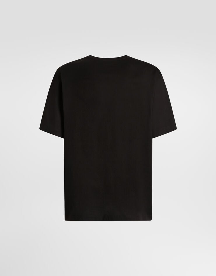 Dolce & Gabbana 티셔츠 코튼 소재 브라운 G8PN9ZG7P0C
