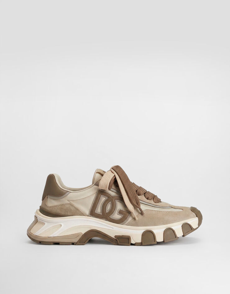 Dolce & Gabbana DG country road nylon and leather sneakers Multicolor CS2403A0205