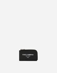 Dolce & Gabbana Calfskin card holder with logo Black BP3102AW576