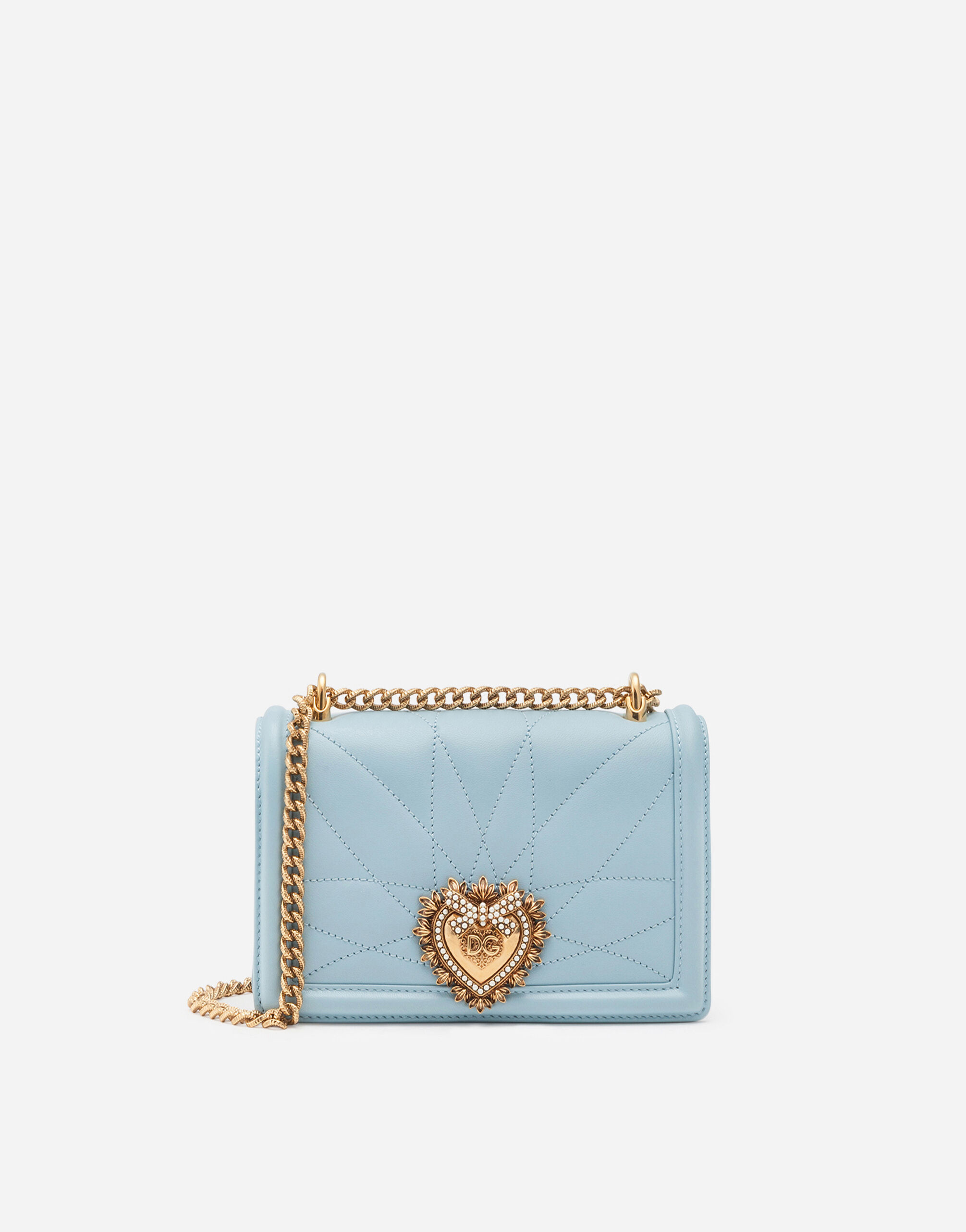 Small Devotion crossbody bag in quilted nappa leather