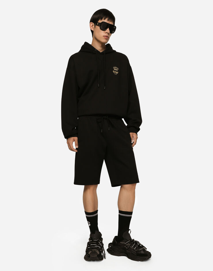 Dolce & Gabbana Спортивные шорты из джерси с вышивкой черный GVF8AZHU7H9