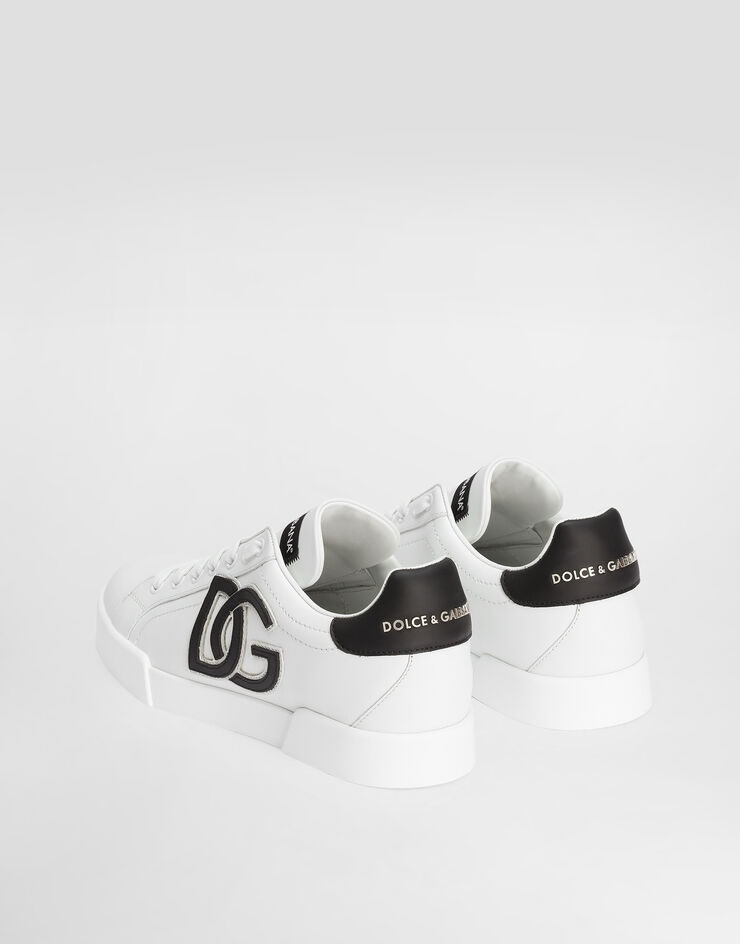 Dolce & Gabbana Calfskin Portofino sneakers with DG logo  Multicolore CK1545AC330
