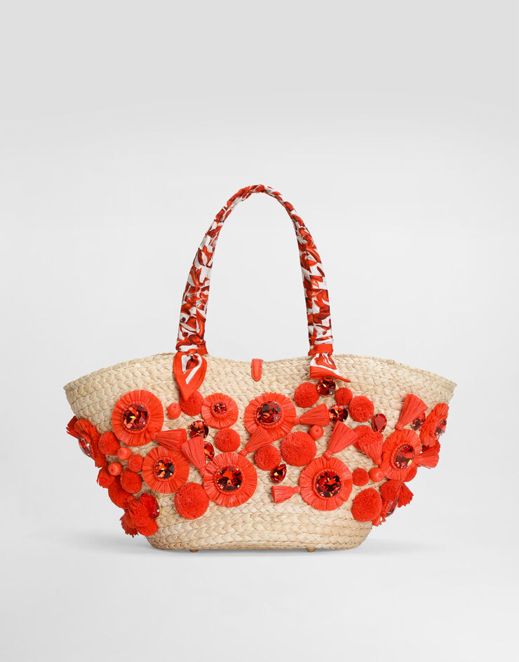 Dolce & Gabbana Coffa capri bag with embroidery Dolce & Gabbana Coffa capri bag with embroidery Multicolor BB7831A0842