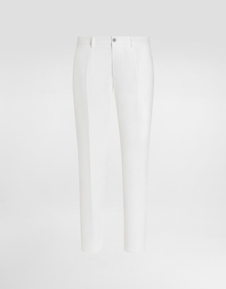 Dolce & Gabbana Linen pants White GY6IETGK320