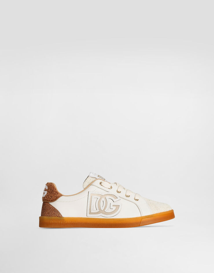 Dolce & Gabbana DG Original sneakers in split calfskin  D11423A0661