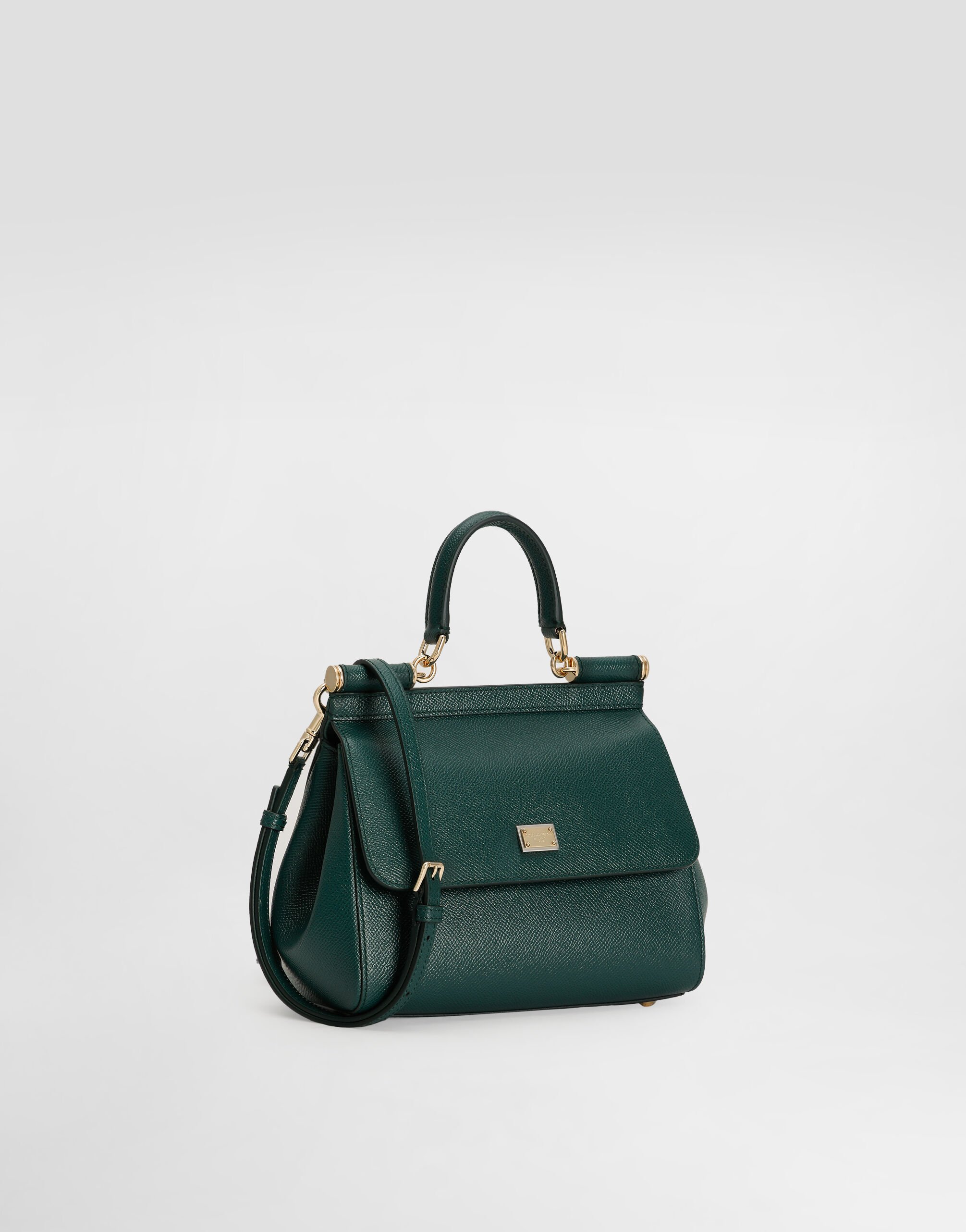 Medium Sicily handbag in Green for Women | Dolce&Gabbana®