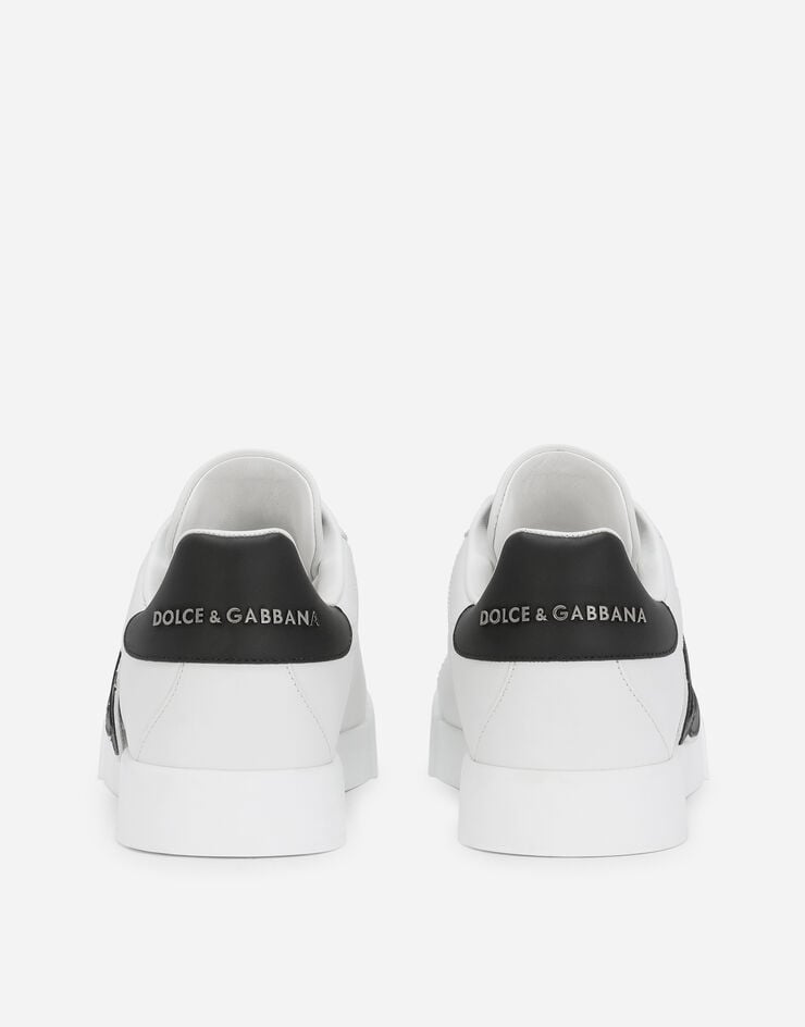 Dolce & Gabbana Sneaker Portofino in pelle di vitello con logo DG Multicolore CK1545AC330