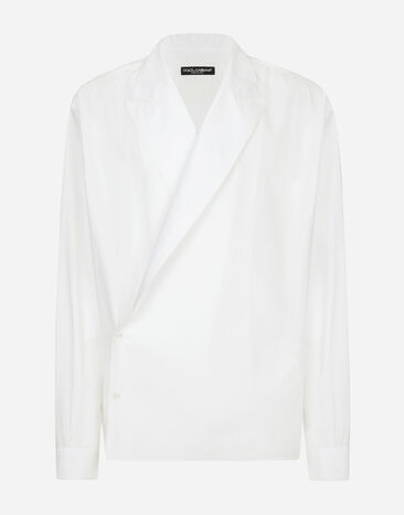 Dolce & Gabbana Oversize-Hemd aus Baumwolle Drucken G5IF1THI1SV
