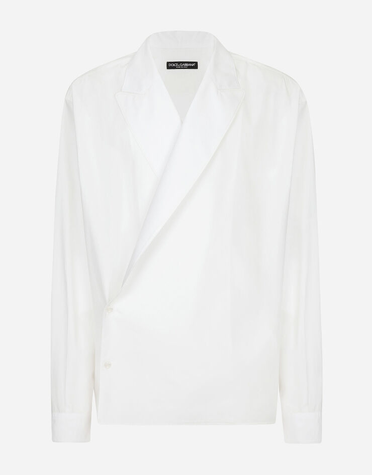 Dolce & Gabbana Camisa oversize de algodón Blanco G5LI3TFU5T9