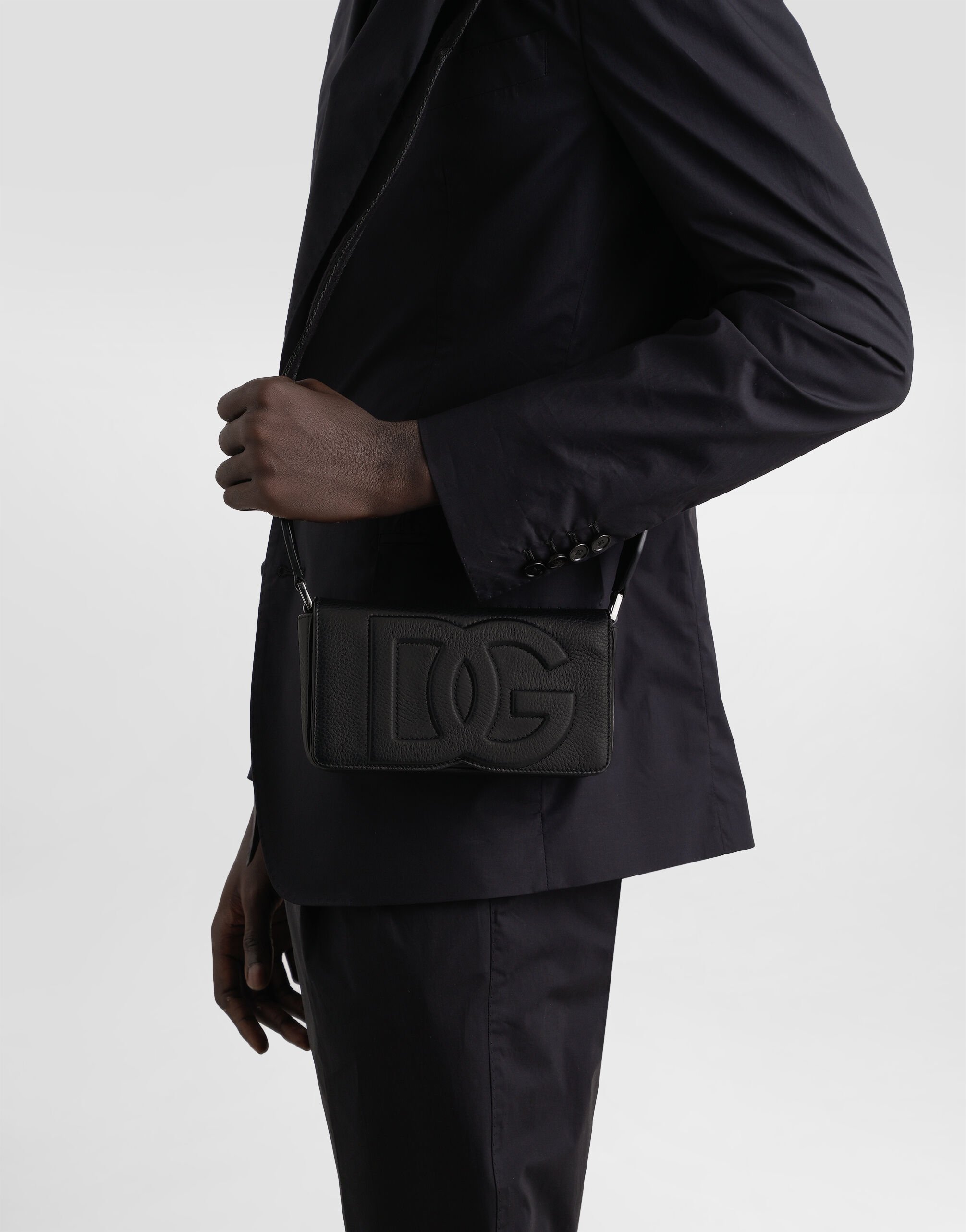 Deerskin mini bag in Black for Men | Dolce&Gabbana® US