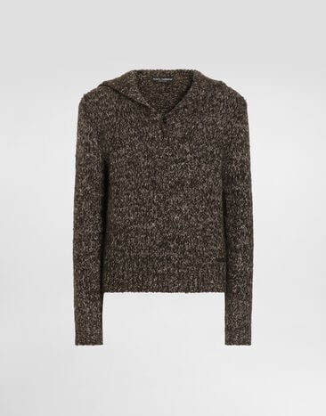 Dolce & Gabbana Alpaca blend polo shirt  GXZCVTJGMK2